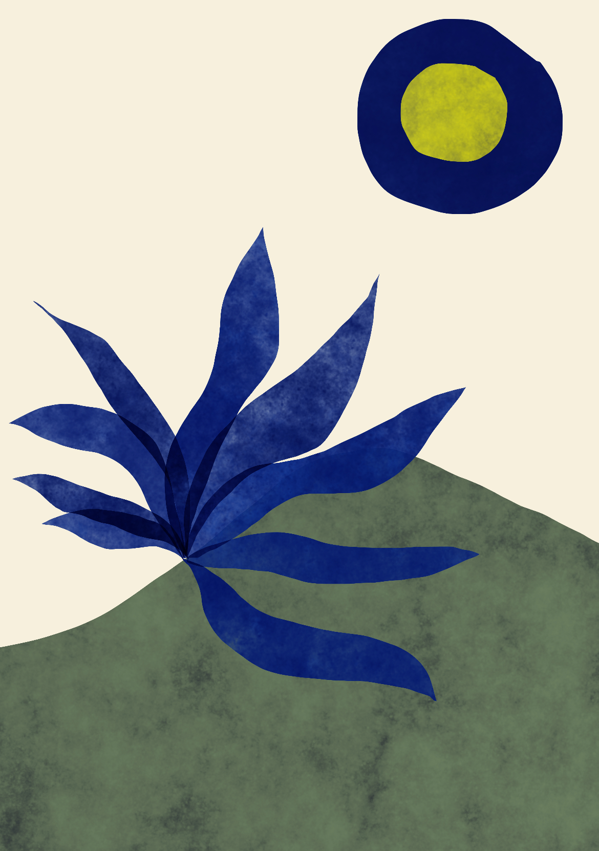 Blue on the Mountain