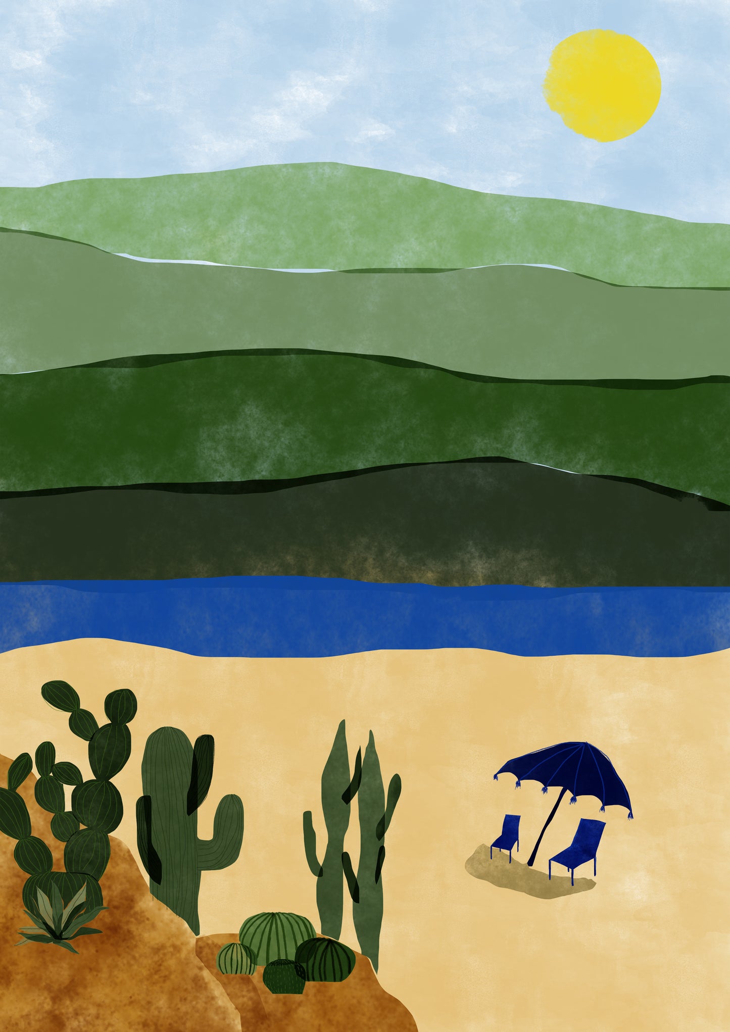 Summer in the desert 1