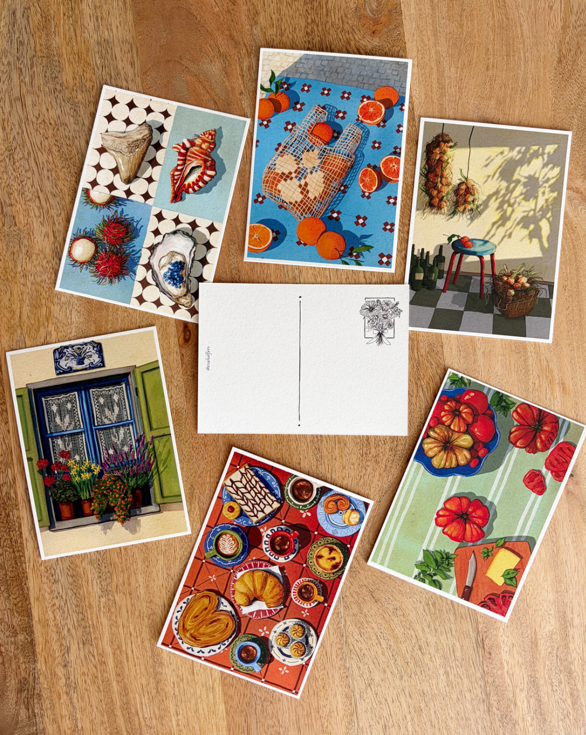 Postcards - pack of 6