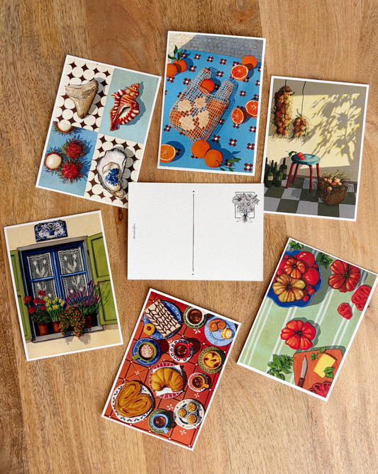 Postcards - pack of 6