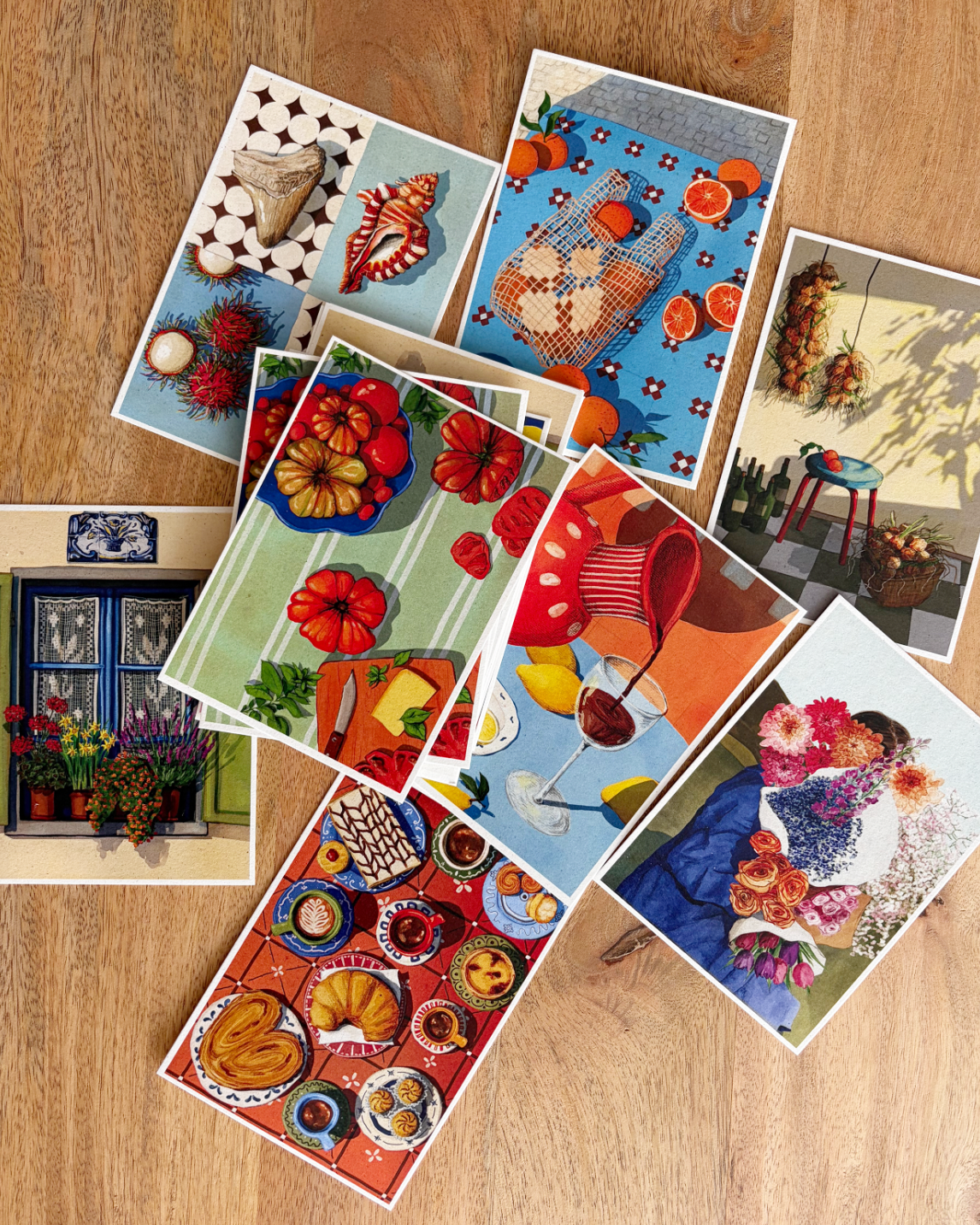 Postcards - pack of 6